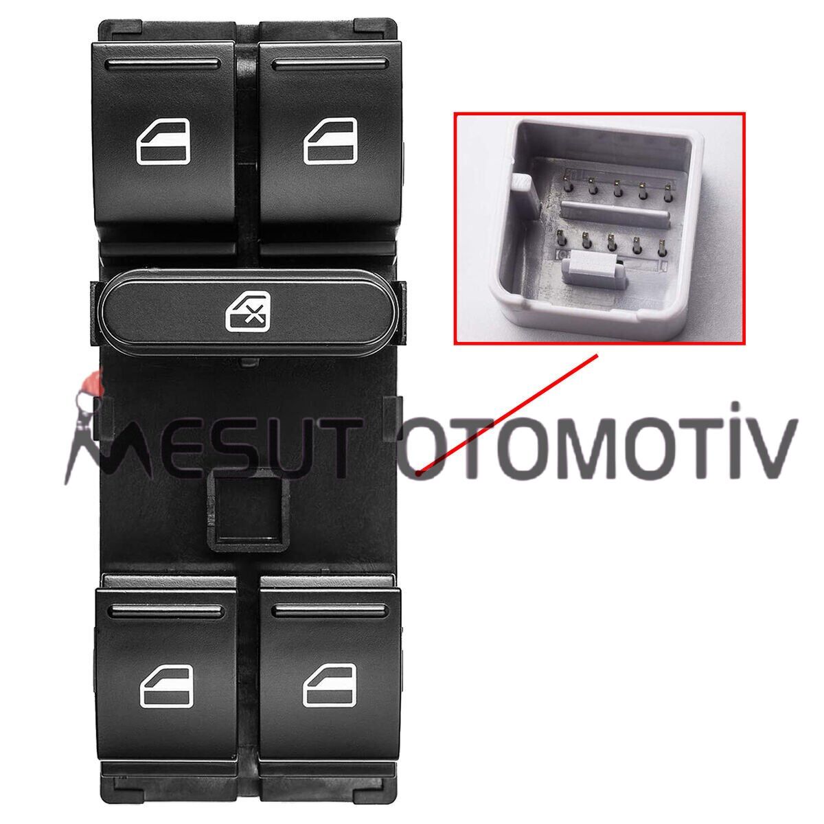 Jetta Cam Açma Anahtarı 1K4959857